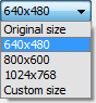 Export image size : Flickr Autoplay Slideshow