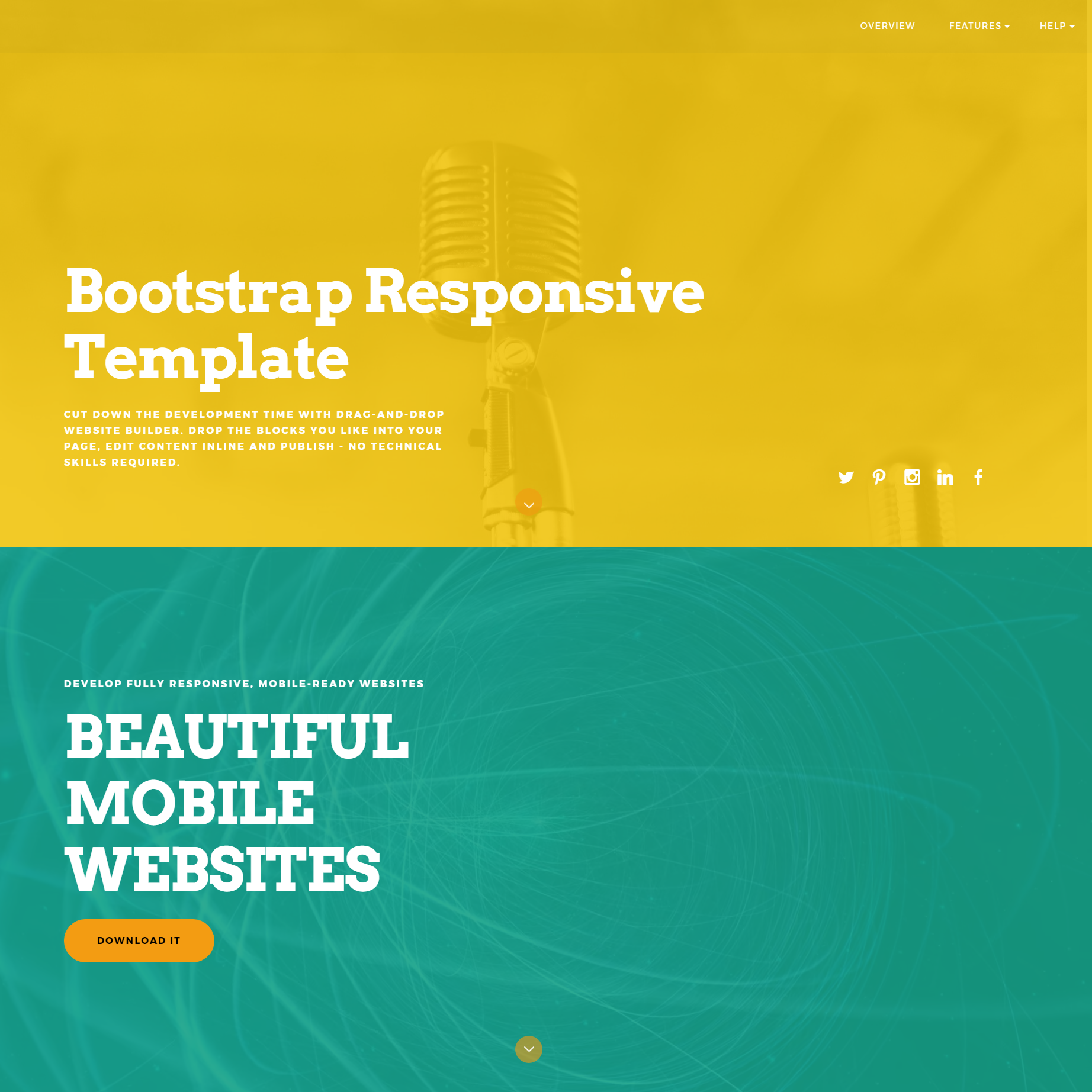 Free Bootstrap ColorM Templates