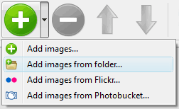 Add Images To Gallery : Flickr Slideshow For Blogger