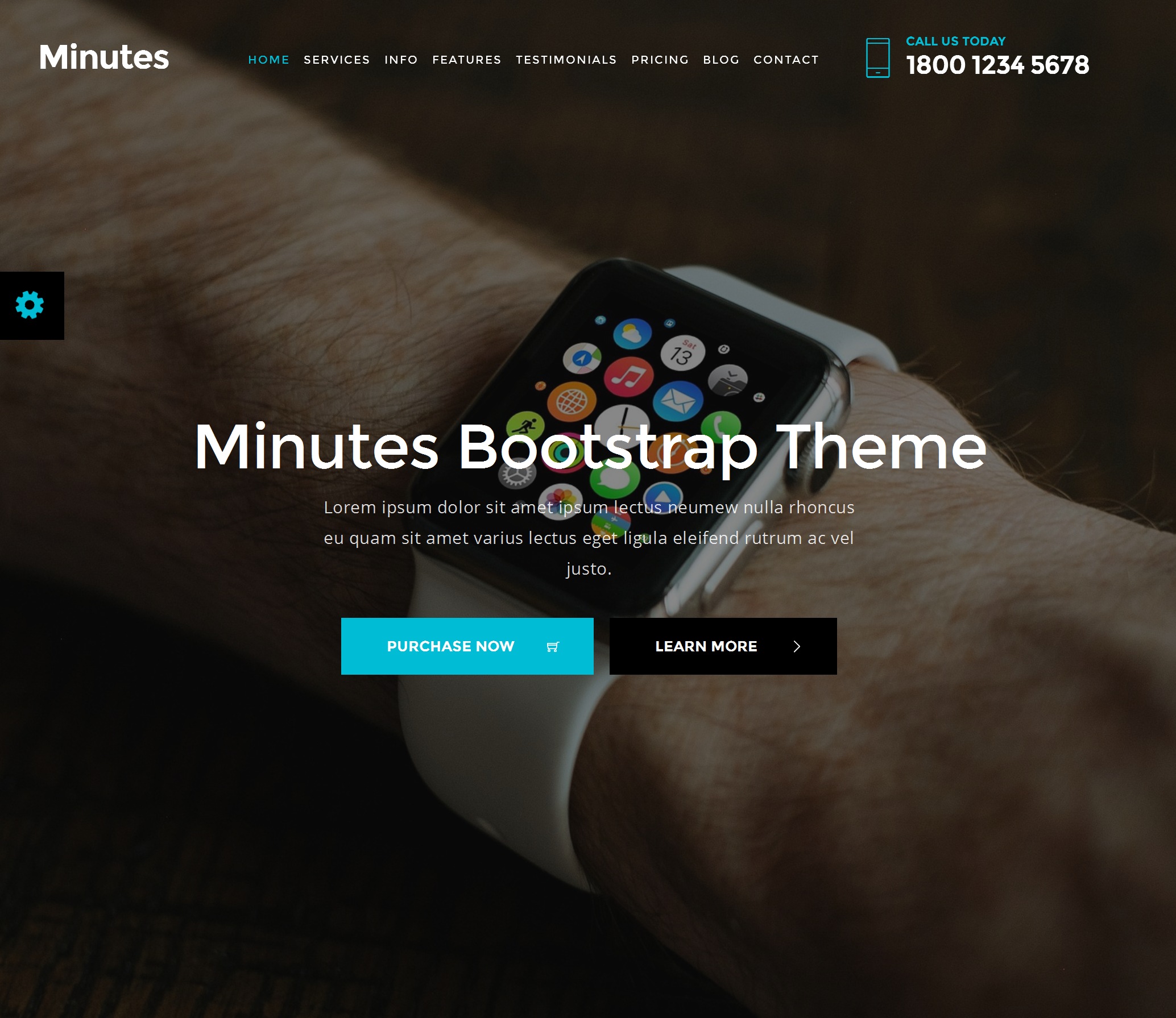 Responsive Bootstrap Restaurant Theme